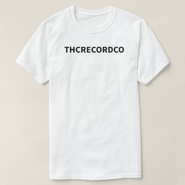 CAMISETA THCRECORDCO (Diseño del anverso)