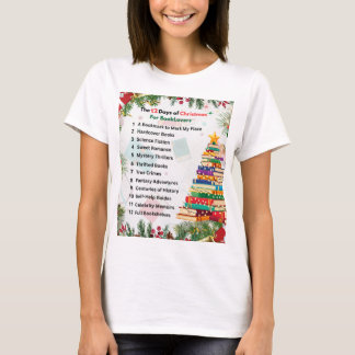 Camiseta The 12 Days of Christmas T-shirt | Literary Gift
