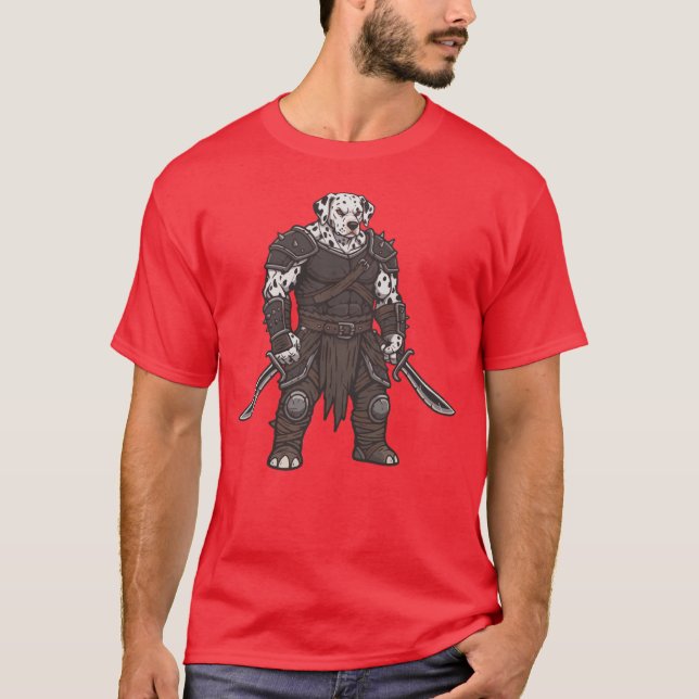 Camiseta The adventure of the Dalmatian gladiator dog   (Anverso)