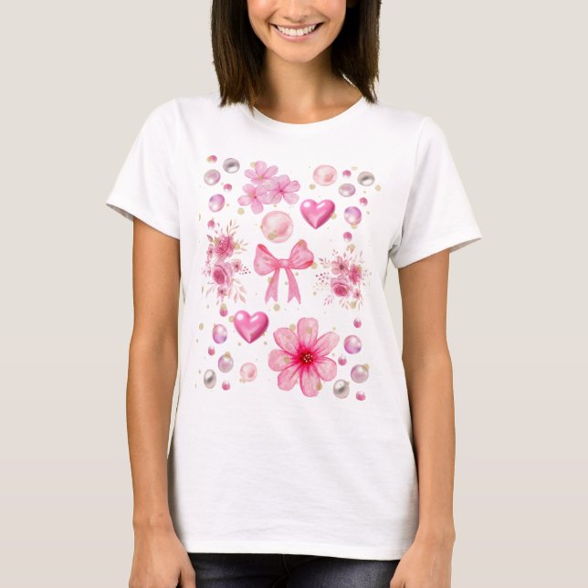 Camiseta The allure of pink (Anverso)