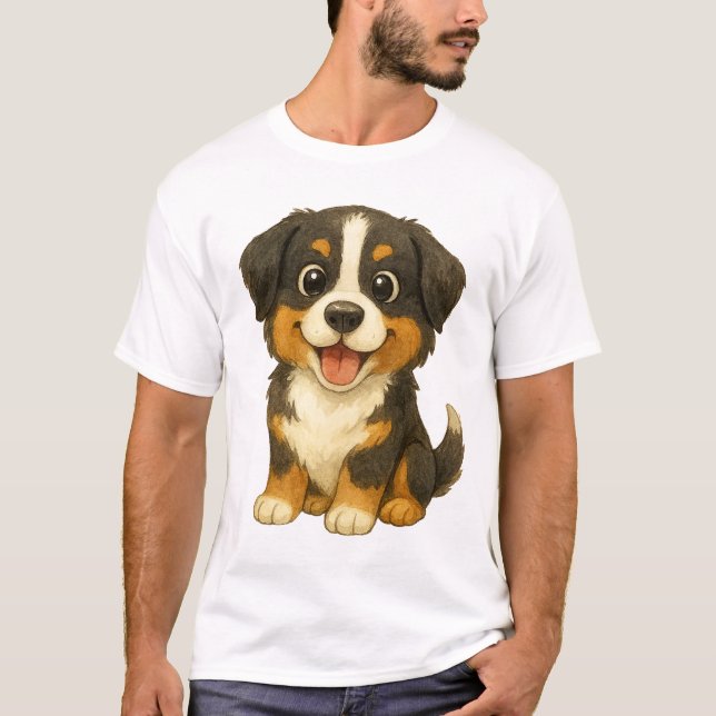 Camiseta The Alpine Gentle Giant: Bernese Mountain Dog (Anverso)