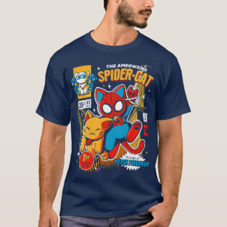 Camiseta the ameozing spider cat spider cat hoodies spider 