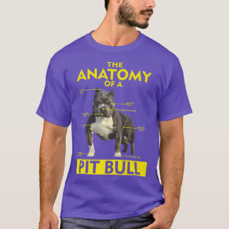 Camiseta The Anatomy of A Pitbull Dog Lover, Funny Dog Owne