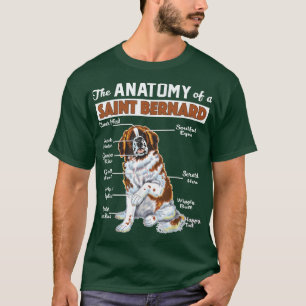 Camiseta The Anatomy of a Saint Bernard - Funny shirt 