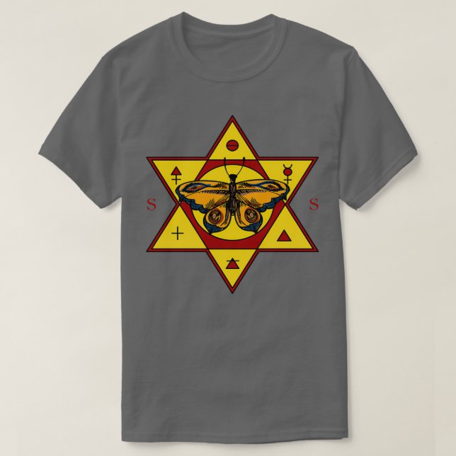 Camiseta The ancient alchemy star (Diseño del anverso)