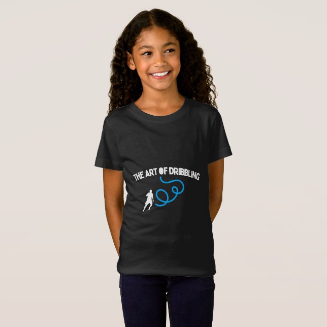 Camiseta The art of dribbling in football (Anverso completo)