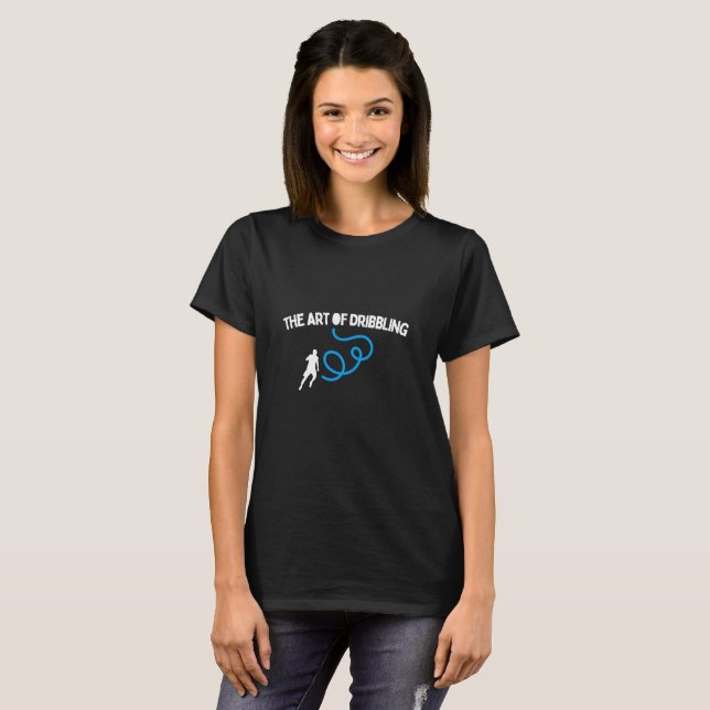 Camiseta The art of dribbling in football (Anverso completo)