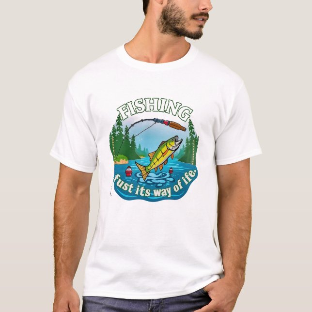 Camiseta  The Art of Fishing (Anverso)