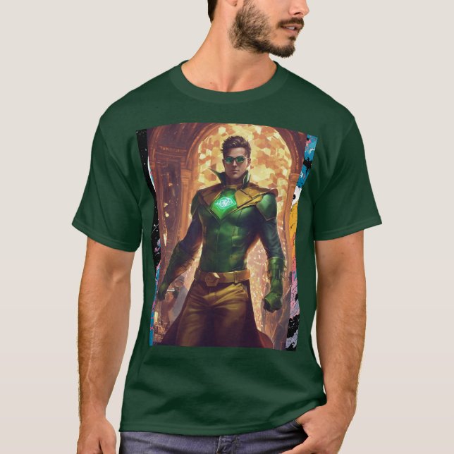 Camiseta The Avengers - Presenta un equipo de superhéroes c (Anverso)