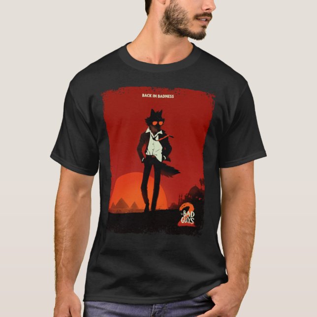 Camiseta The Bad Guys 2 Animation Movie retro (Anverso)