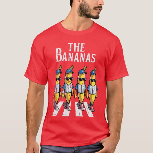 Camiseta The Banana Crossing Funny Fruit Meme Parody Men Wo (Anverso)