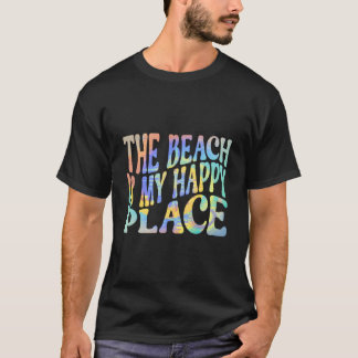 Camiseta The Beach Is My Happy Place Fun Summer Beach