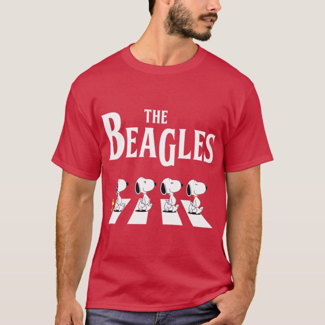 Camiseta The Beagles Abbey Road Pawty PERFECT GIFT FOR YOU  (Anverso)