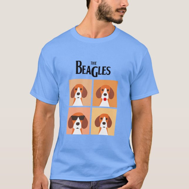 Camiseta the beagles funny (Anverso)