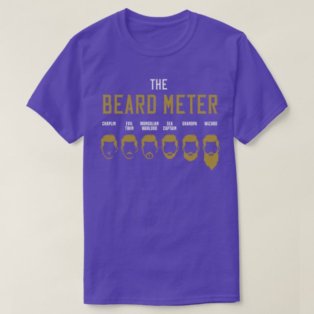 Camiseta The Beard Meter Classic TShirt (Diseño del anverso)