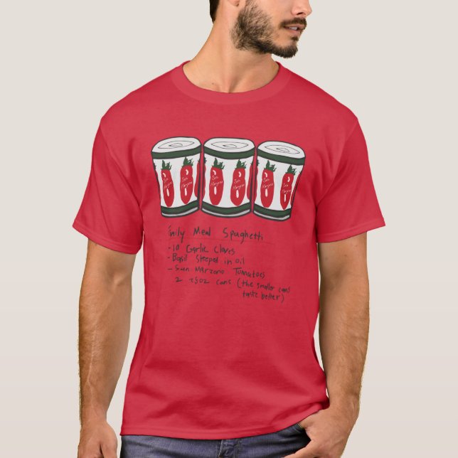 Camiseta The BearV Show Family Meal Spaghetti vintage (Anverso)