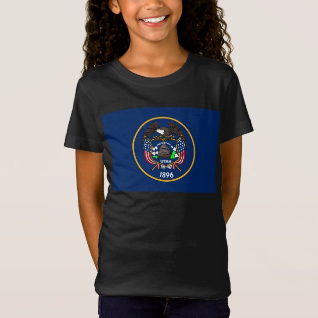 Camiseta The Beehive State Industry Flag of Utah T-Shirt (Anverso)