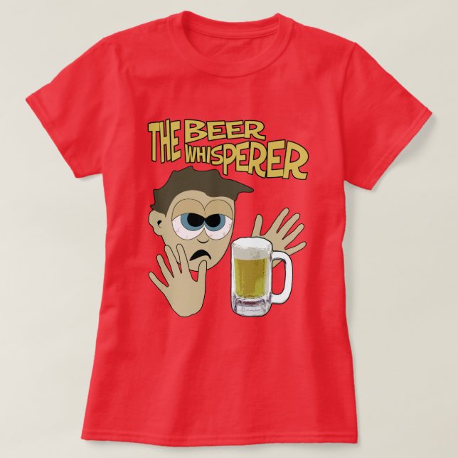 Camiseta The Beer Whisperer (Diseño del anverso)