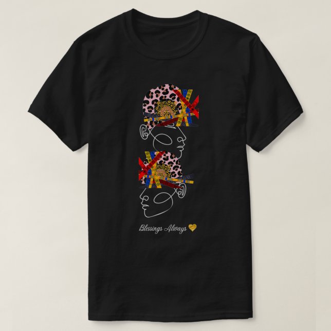 Camiseta The Beginning To The End, Blessings Always1  (Diseño del anverso)