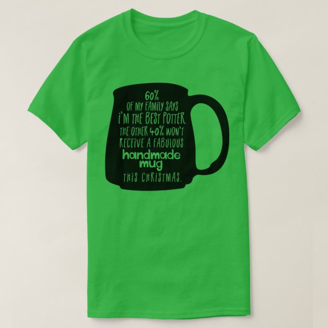 Camiseta The best potter in family (Diseño del anverso)