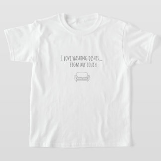 Camiseta The best way to wash dishes