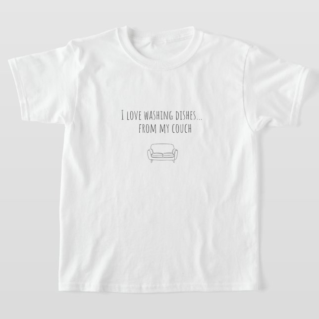 Camiseta The best way to wash dishes (Distribución)