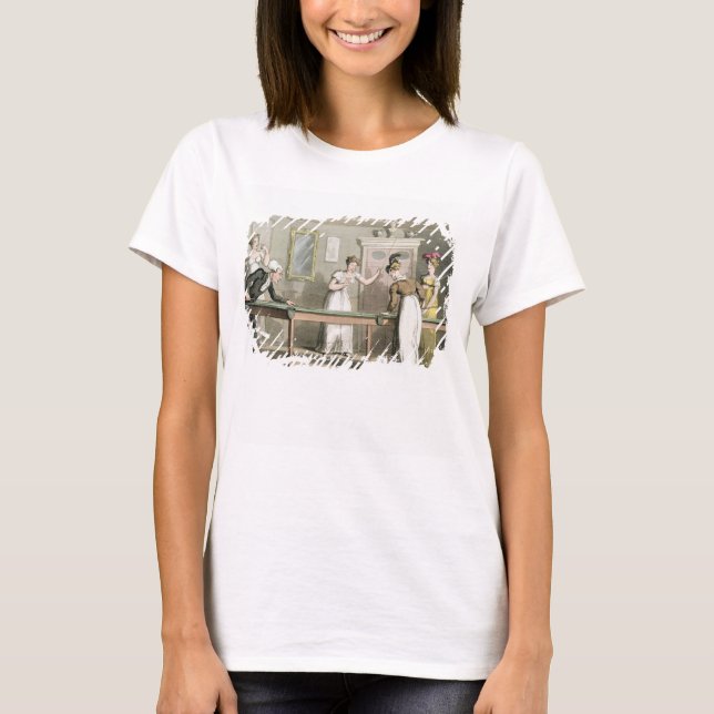 Camiseta The Billiard Table, de 'The Tour of Dr Syntax en (Anverso)