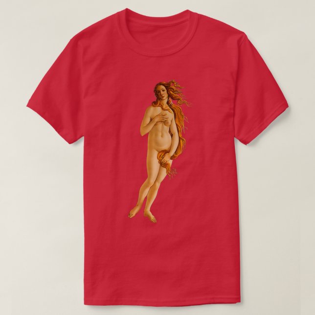 Camiseta The Birth of Venus Sandro Botticelli 8 (Diseño del anverso)