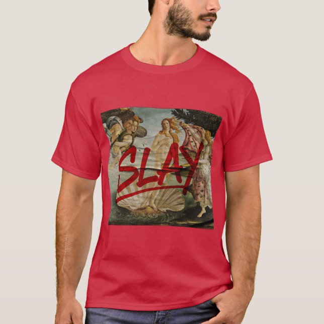Camiseta The Birth of Venus – SLAY (Red Marker Remix) (Anverso)