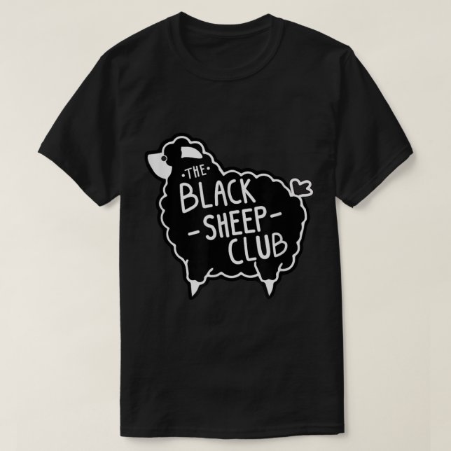 Camiseta The Black Sheep Club Design (Diseño del anverso)