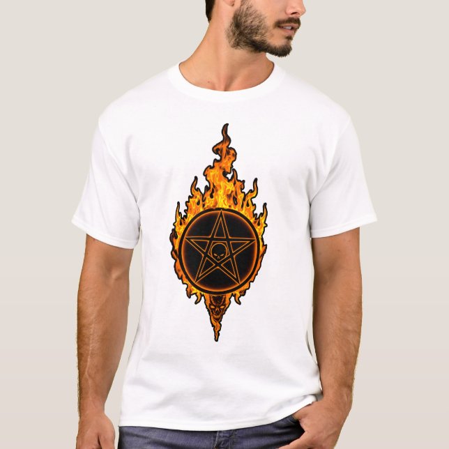 Camiseta The Blazing Pentagram (Anverso)