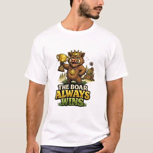 Camiseta The Boar Always Wins (Anverso)