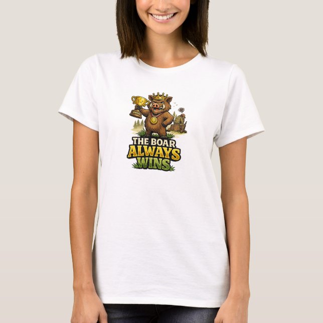 Camiseta The Boar Always Wins (Anverso)