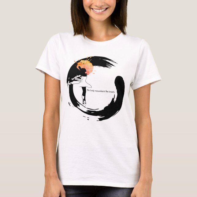 Camiseta The Body Remembers the Breathe Zen Ballet Tee (Anverso)