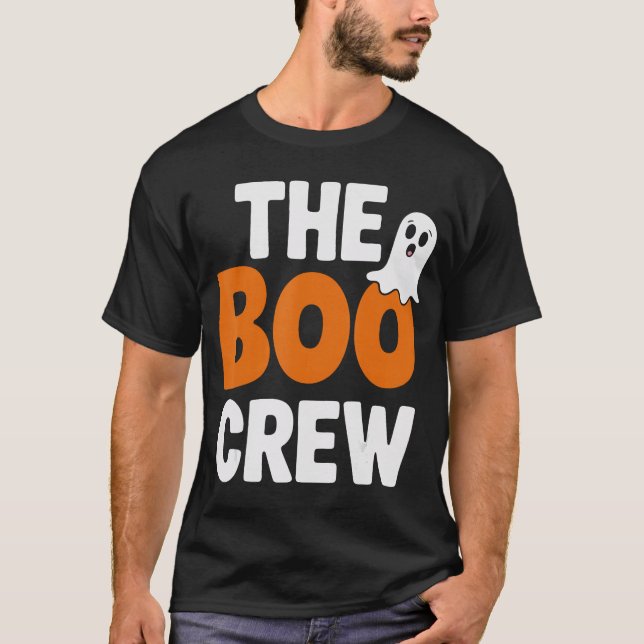 Camiseta The Boo Crew Family Costume Group Halloween (Anverso)