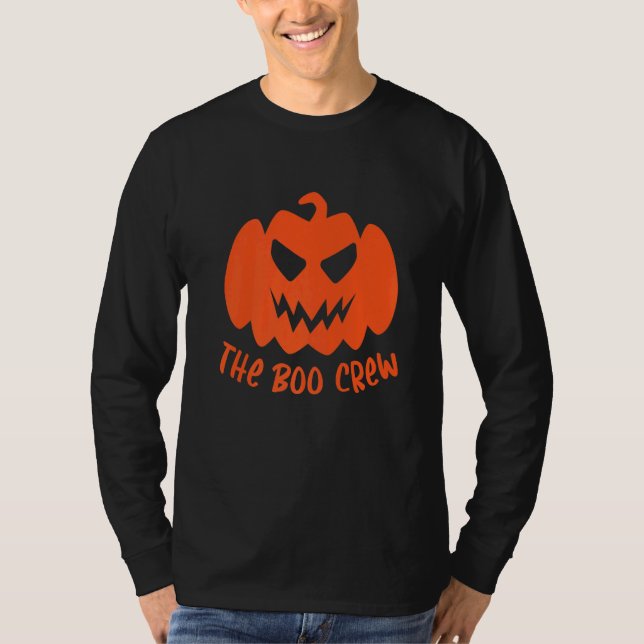 Camiseta The Boo Crew Lazy Halloween Costume  Ghost Spirit (Anverso)