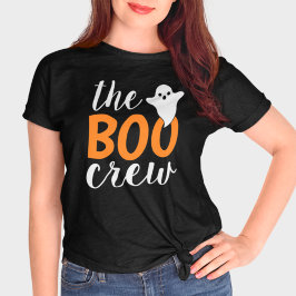 Camiseta The Boo Crew Orange Halloween Family Matching