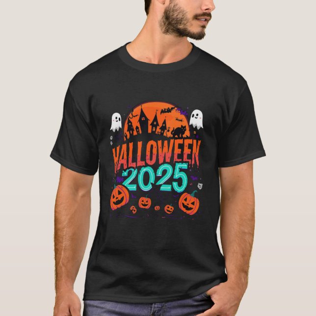 Camiseta The Boo Crew Orange Halloween Family Matching T-Sh (Anverso)