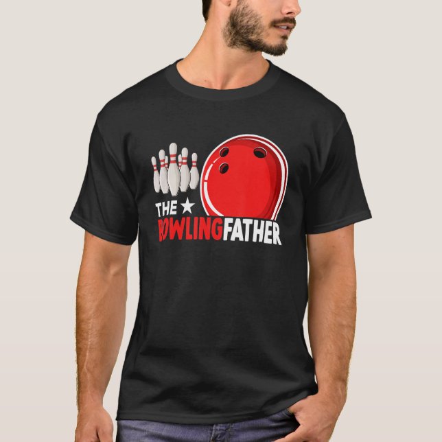 Camiseta The Bowlingfather Cute Bowling Equipment Player Co (Anverso)