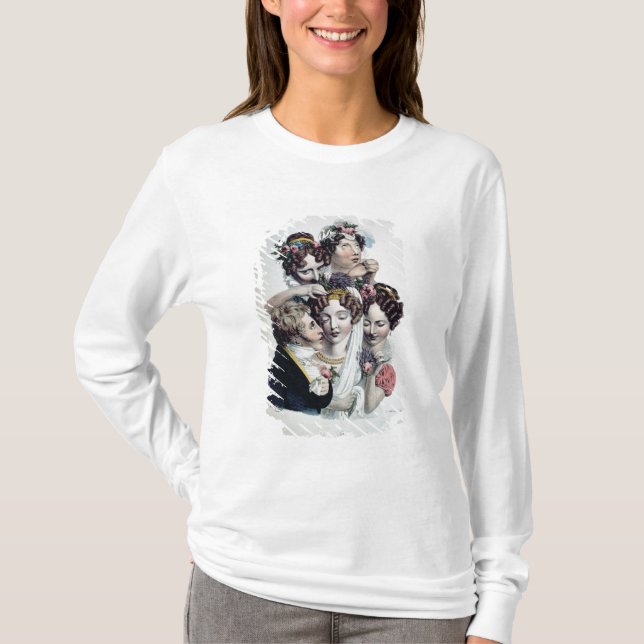 Camiseta The Bride, c.1820 (litho) (Anverso)