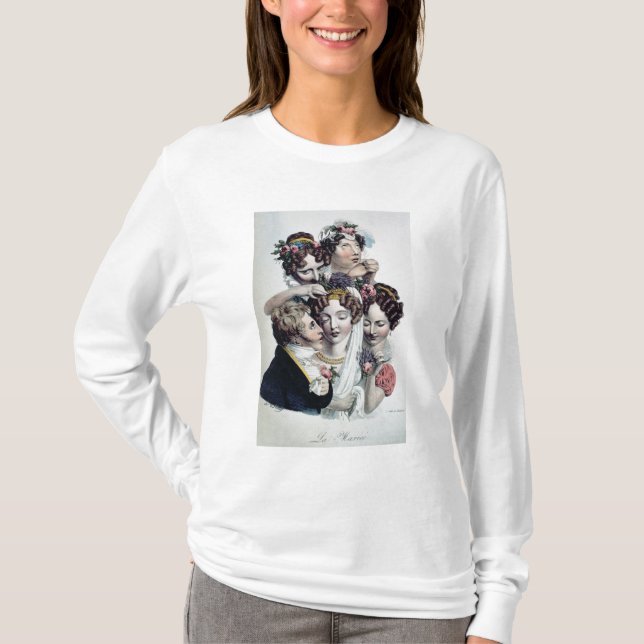 Camiseta The Bride, c.1820 (litho) (Anverso)