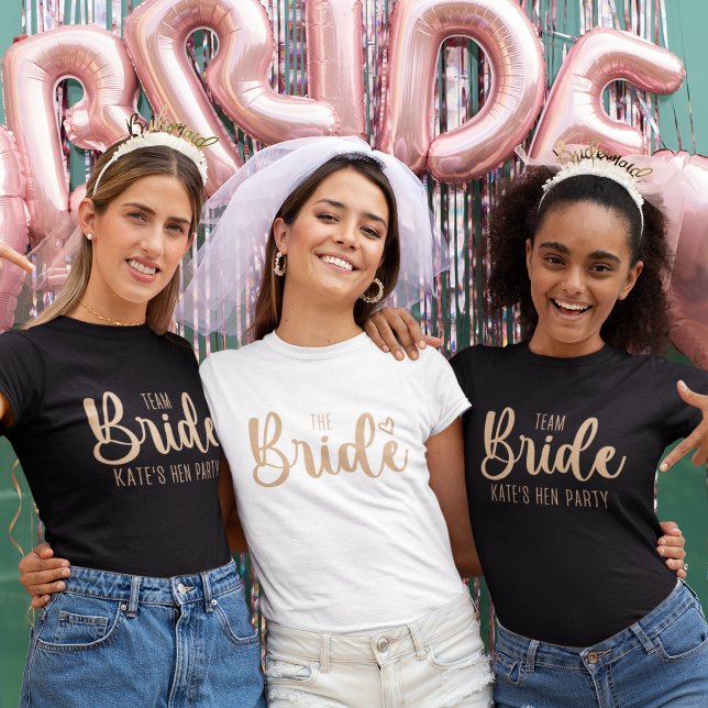 Camiseta The Bride Elegant Bachelorette (Subido por el creador)