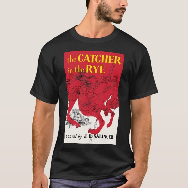 Camiseta The Catcher in the Rye book cover poster Poster (Anverso)