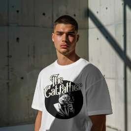 Camiseta The Catfather - Divertido muñeco de gato para los