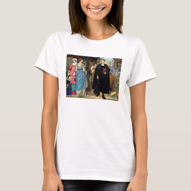 Camiseta The Chance Meeting c. 1907 Por Kate Elizabeth Bunc (Anverso)
