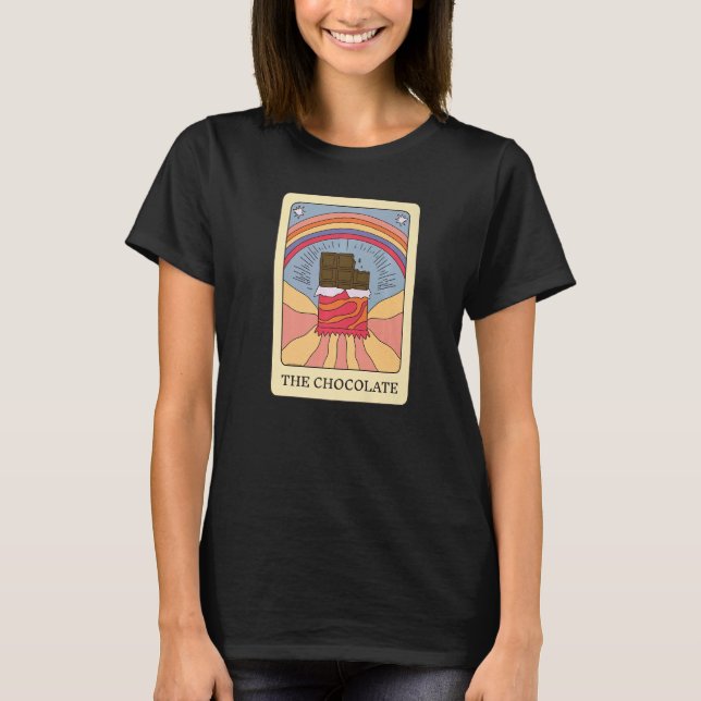 Camiseta The Chocolate Foodie Tarot Card Chocolate Lover Fo (Anverso)