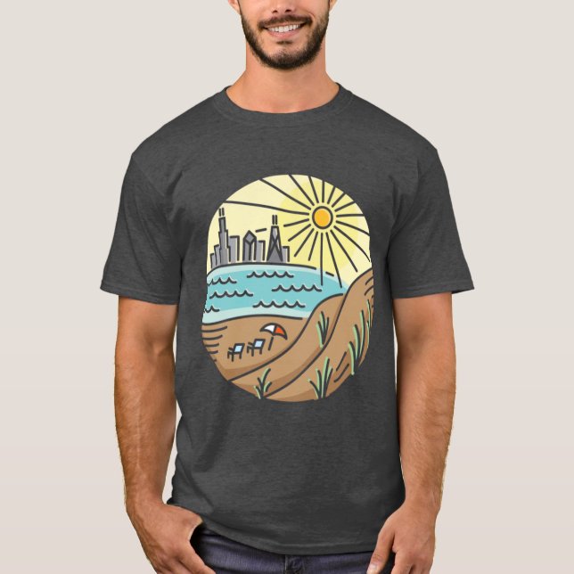 Camiseta The City Across the Lake (Anverso)