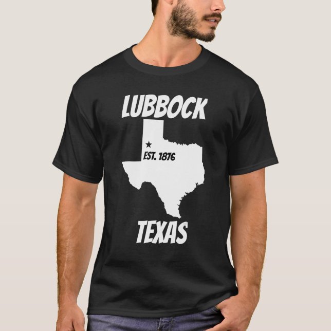 Camiseta The City of Lubbock Texas Apparel For Men  Women & (Anverso)