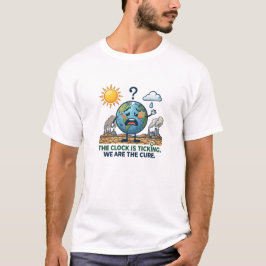 Camiseta The Clock Is Ticking | Eco Awareness Earth 