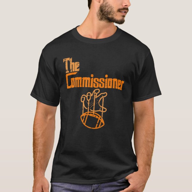 Camiseta The Commissioner Fantasy Football Commish FFL Men (Anverso)